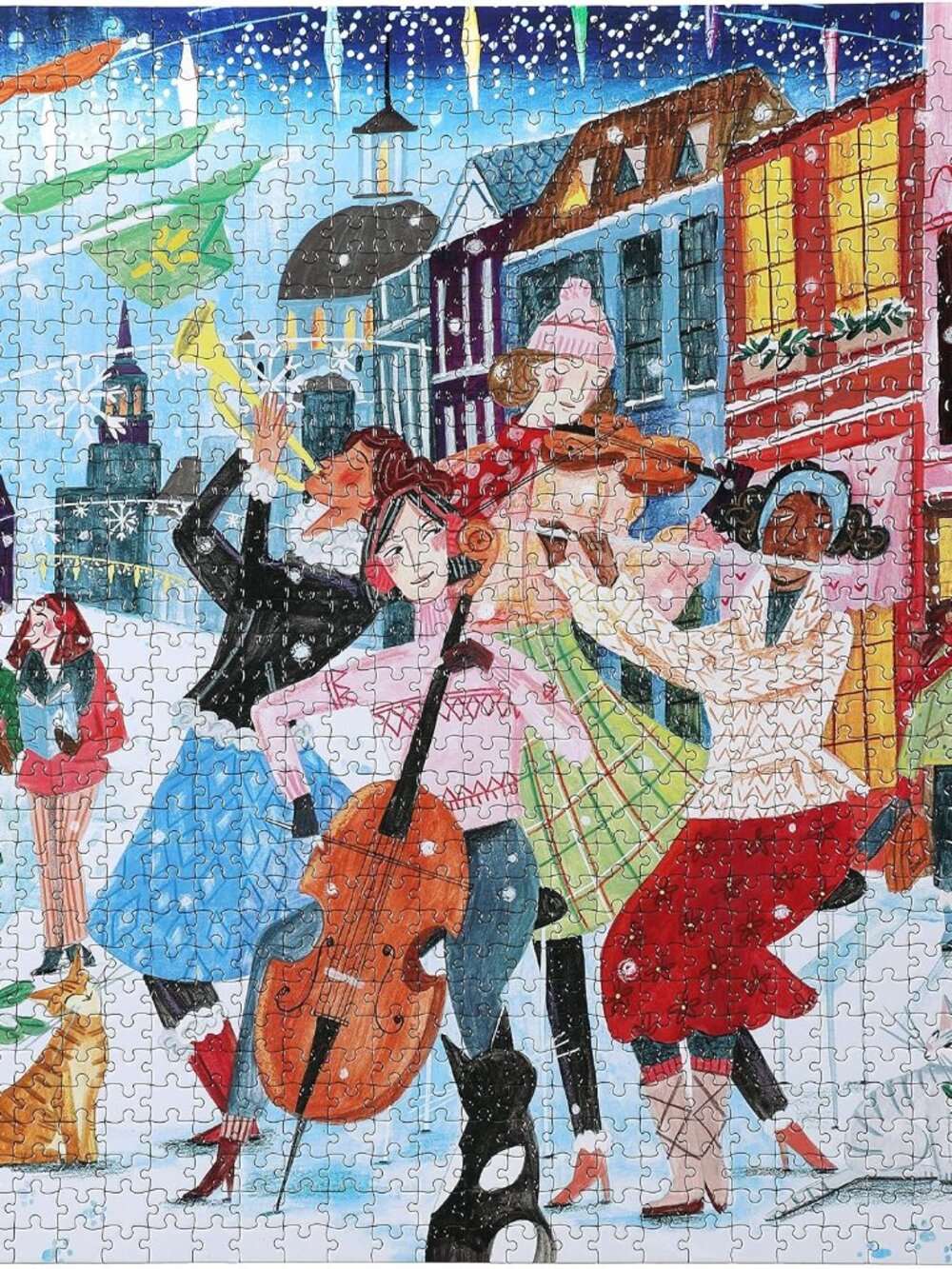 Caroline Bonne Muller: Music in Montreal (used 1000 PC jigsaw puzzle)